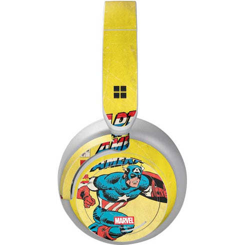 Marvel Classic Comics Captain America Surface Headphones Skin